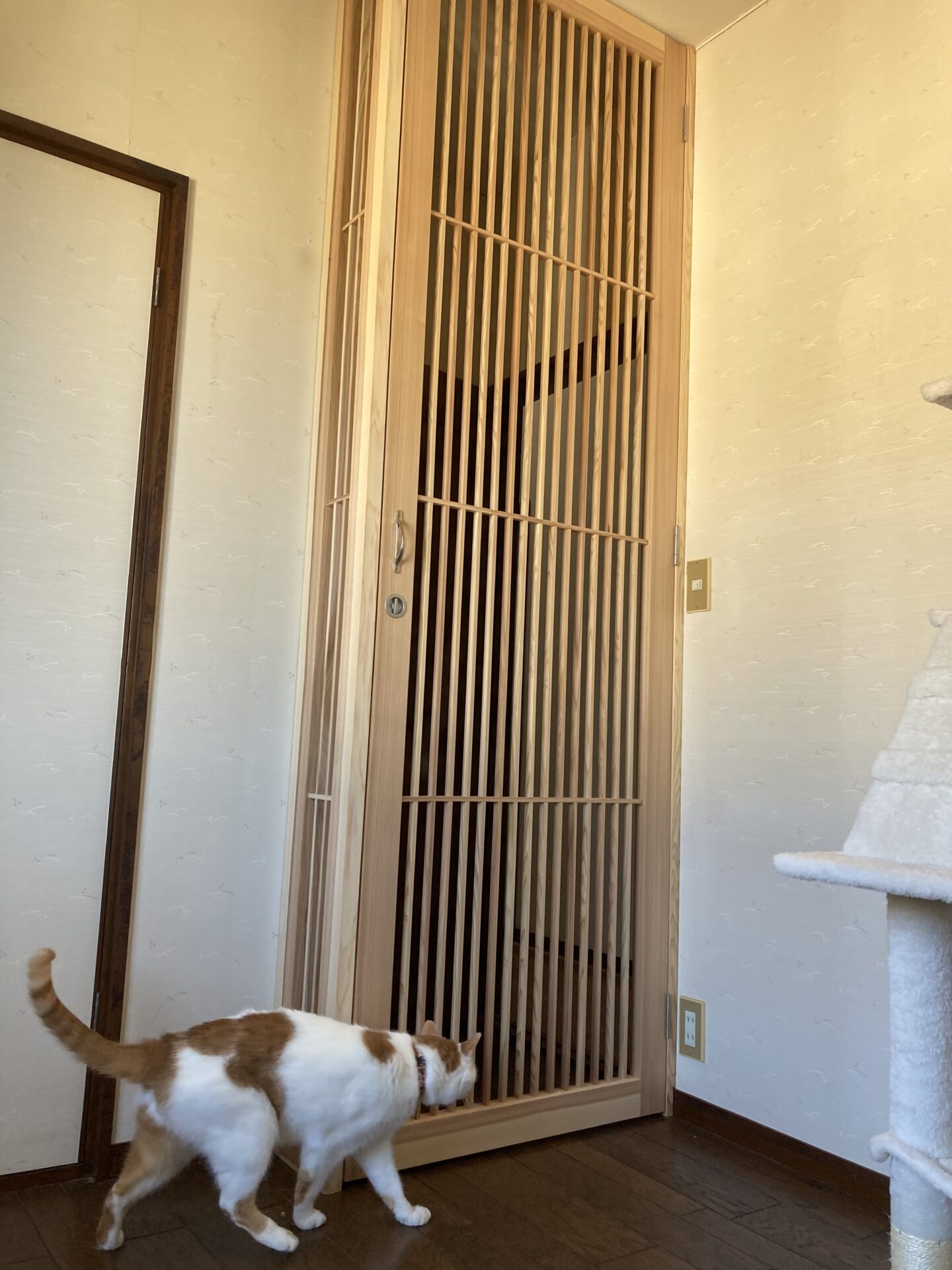 ねこちゃん用脱走防止柵